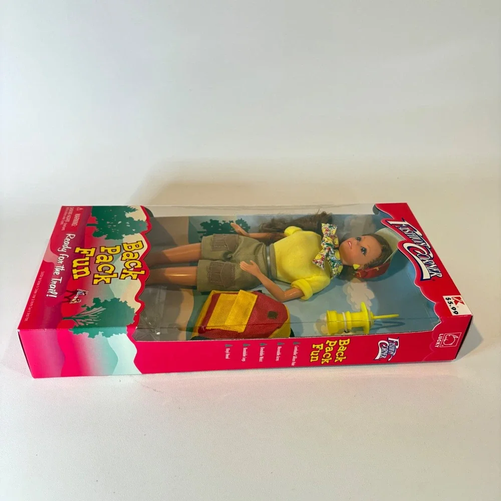 Vintage Fashion Corner Back Pack Fun Camping Hiking Lucky Kmart Barbie clone